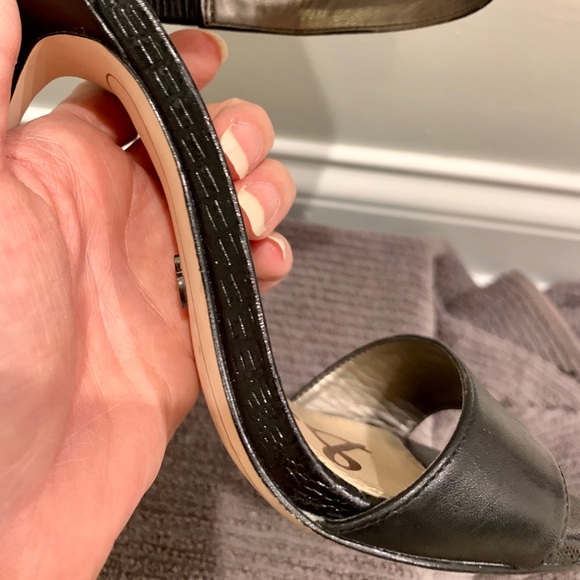 EUC Sam Edelman Addie Heels in Black - Picture 7 of 8